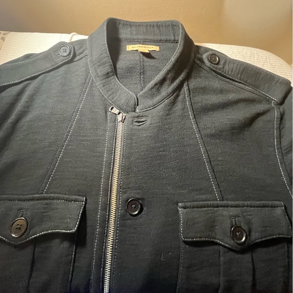 John Vargas Black Cotton Field Jacket, size XXL - Picture 6 of 9